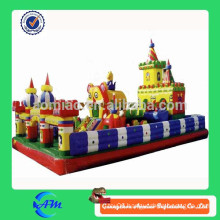 PVC tarpaulin inflatable fun city /inflatable amusement park